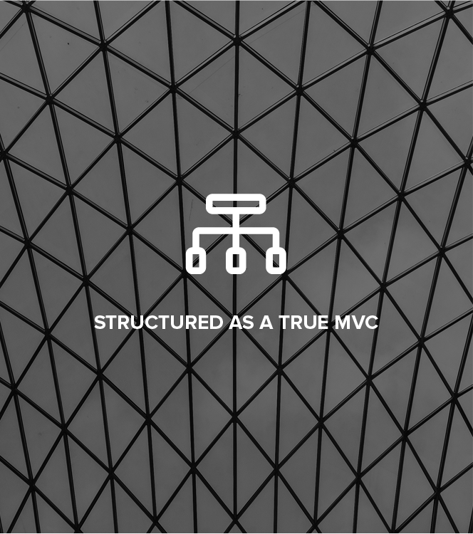 structured as a true MVC